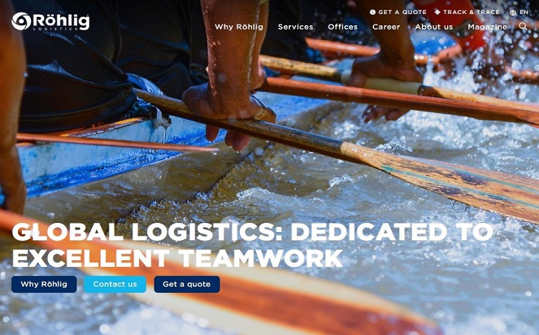 Röhlig Logistics relauncht seine globale Webseite
