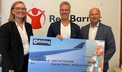 Röhlig Denmark Supports Save Children/Red Barnet with Donation | Röhlig