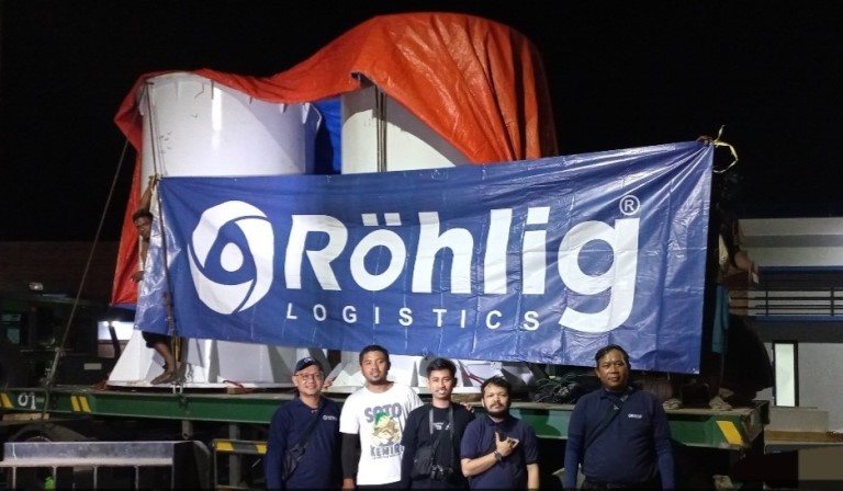 Transporting oversized cargo: Antennae from China to Indonesia